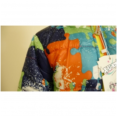 Модная красочная курточка для детей "Puzzle" (Kopija) (Kopija) 3