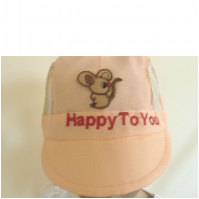 Vaikiška vasarinė kepurė "Happy to You""