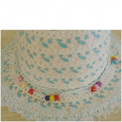Vaikiška vasarinė skrybėlė