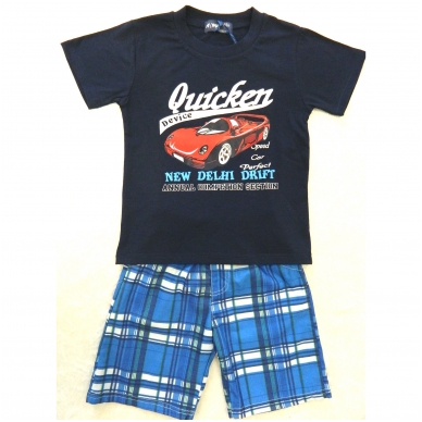 Marškinėliai su šortais berniukams "Quicken"
