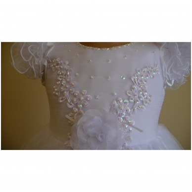 Vanity party dress white colour 3