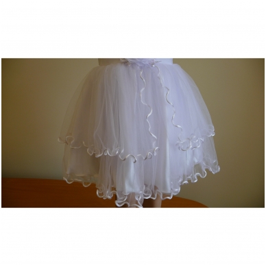 Vanity party dress white colour 4