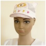 Vaikiška vasarinė kepurė su ausytėm „TYF“