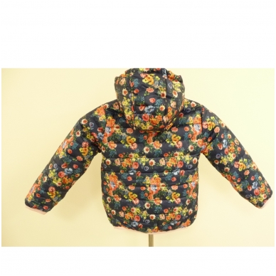 Children's jacket for girls with flowers