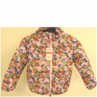 Children's jacket for girls with flowers 3