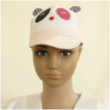 Vaikiška vasarinė kepurė su ausytėm
