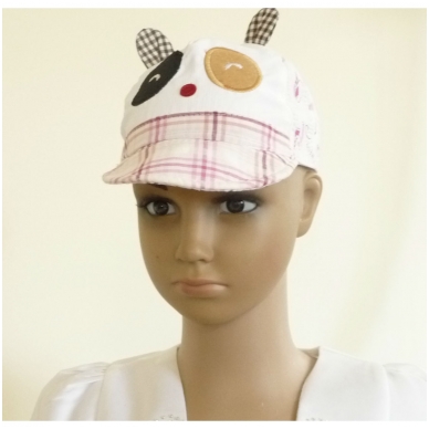 Vaikiška vasarinė kepurė su ausytėm 3