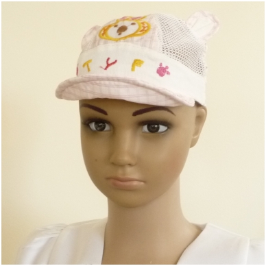 Vaikiška vasarinė kepurė su ausytėm „TYF“ 2