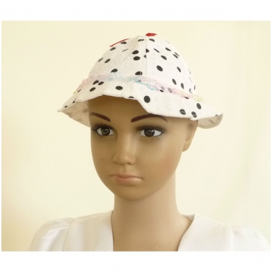Baby summer dotted cap 4