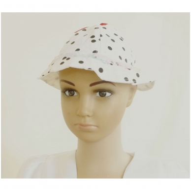 Baby summer dotted cap 3