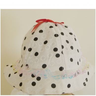 Vaikiška vasarinė taškuota kepurė 2