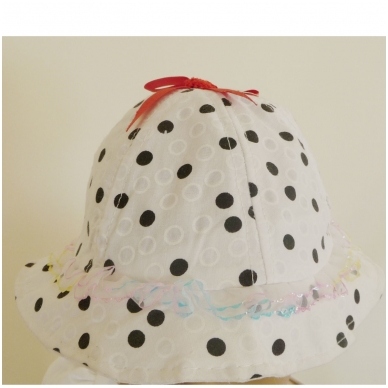Baby summer dotted cap 2